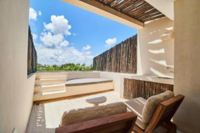 Disfruta de Tulum en Aldea Zama Apartamento con piscina privada y seguridad 24 7